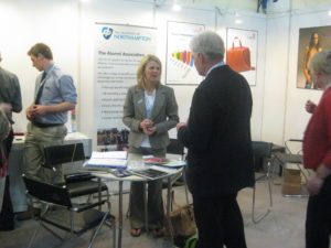 Our small stand was busy throughout APLF