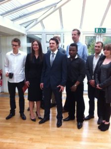 Students at Leathersellers awards ceremony in Sunley Conference Centre last week