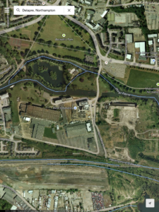 Satellite image of the new Campus area